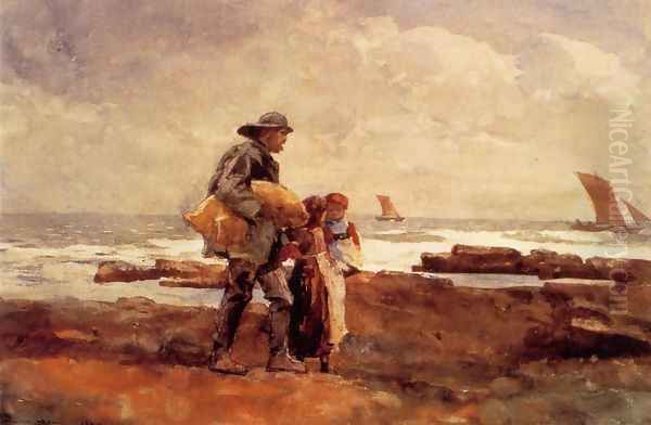 Homecoming Oil Painting by Winslow Homer