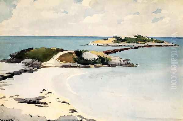 Gallow's Island, Bermuda Oil Painting by Winslow Homer