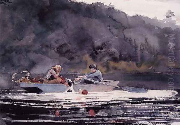 The End of the Hunt Oil Painting by Winslow Homer