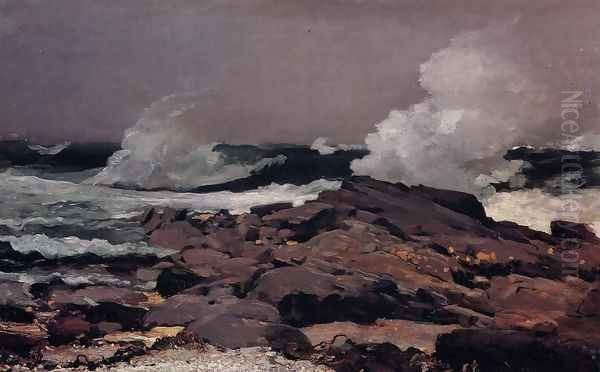 Eastern Point, Prout's Neck Oil Painting by Winslow Homer