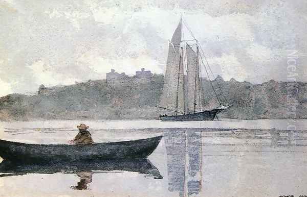 Reflections Oil Painting by Winslow Homer