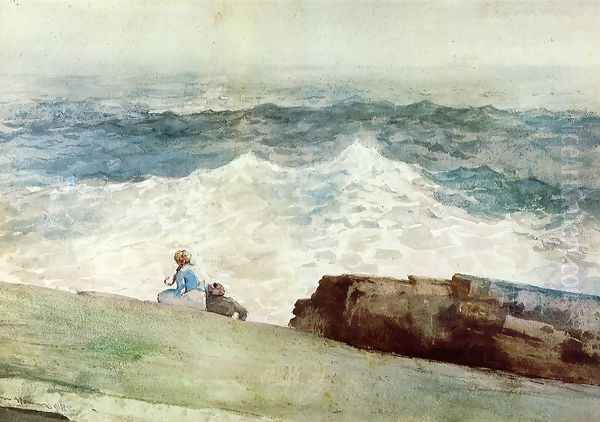 The Northeaster Oil Painting by Winslow Homer