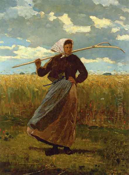 The Return of the Gleaner Oil Painting by Winslow Homer