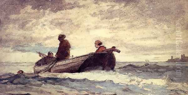 Tynemouth Priory, England Oil Painting by Winslow Homer