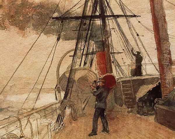 Observations on Shipboard Oil Painting by Winslow Homer