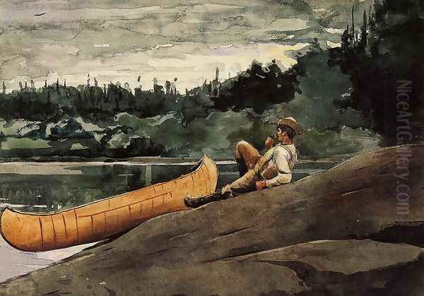 The Guide I Oil Painting by Winslow Homer