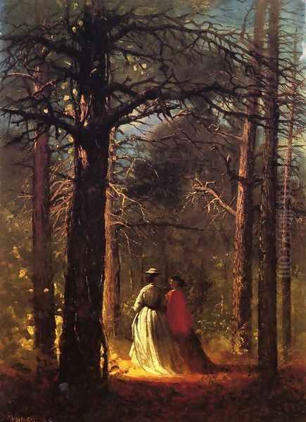 Waverly Oaks Oil Painting by Winslow Homer