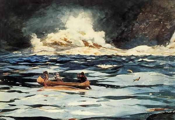 Under the Falls, The Grand Discharge Oil Painting by Winslow Homer