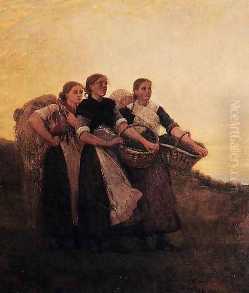 Hark! The Lark! Oil Painting by Winslow Homer