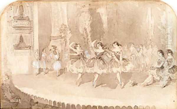 The ballet at Niblo's garden, New York Oil Painting by Winslow Homer