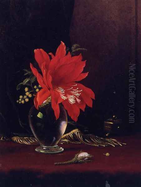 Chateau Of Flower Oil Painting by Martin Johnson Heade