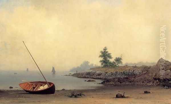 The Stranded Boat Oil Painting by Martin Johnson Heade