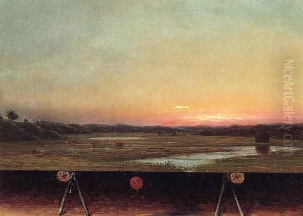 Gremlins In The Studio I Oil Painting by Martin Johnson Heade