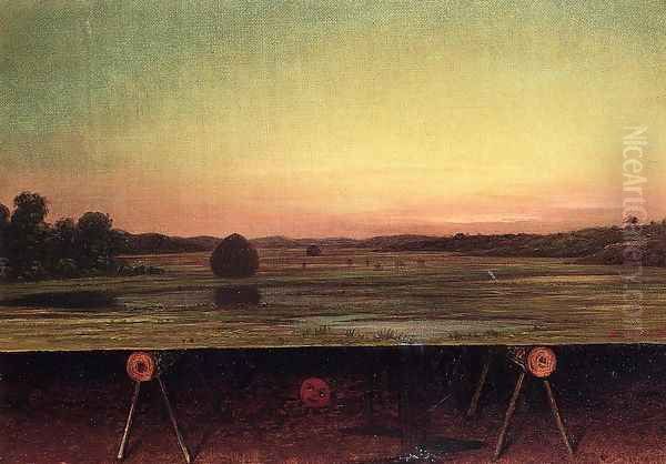 Gremlins In The Studio II Oil Painting by Martin Johnson Heade