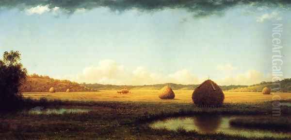 Summer Showers Oil Painting by Martin Johnson Heade