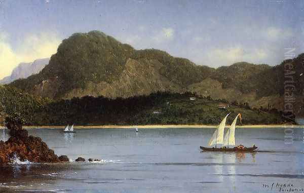 Seascape Aka Brazilian View Oil Painting by Martin Johnson Heade