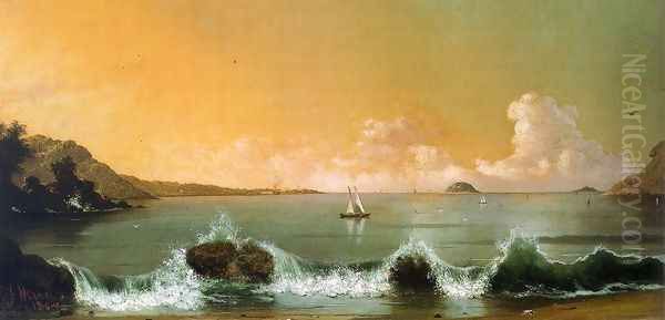 Rio de Janeiro Bay 1864 Oil Painting by Martin Johnson Heade