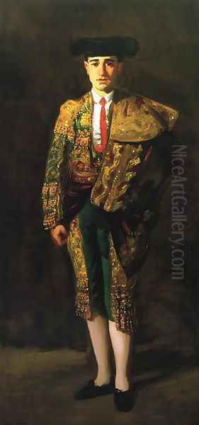 Portrait Of El Matador Felix Asiego Oil Painting by Robert Henri