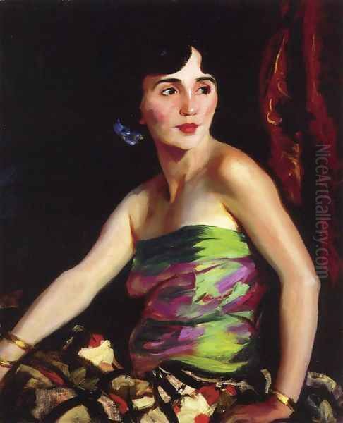 Isolina Maldonado Spanish Dancer Oil Painting by Robert Henri