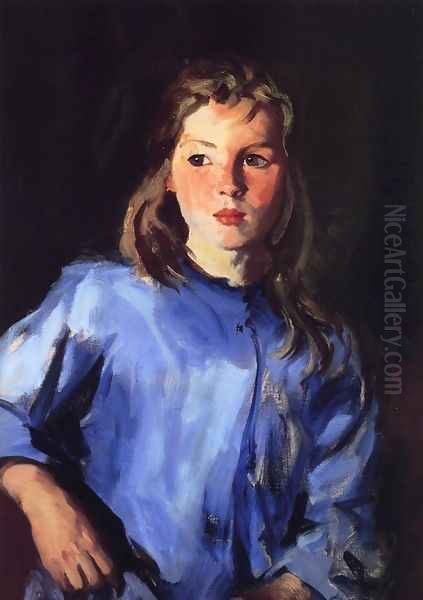 Blond Bridget Lavelle Oil Painting by Robert Henri