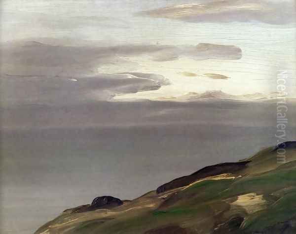 Monhegan Island Maine Oil Painting by Robert Henri