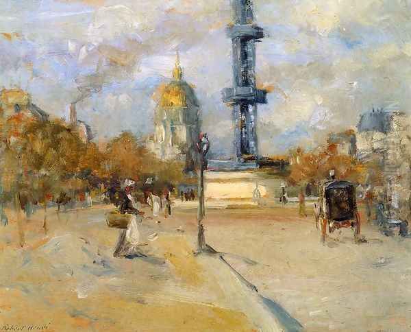 Place In Paris Oil Painting by Robert Henri