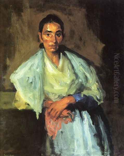 Gypsy Oil Painting by Robert Henri