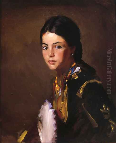 Segovian Girl Oil Painting by Robert Henri