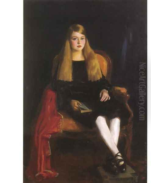 Portrait Of Anne M Tucker Oil Painting by Robert Henri