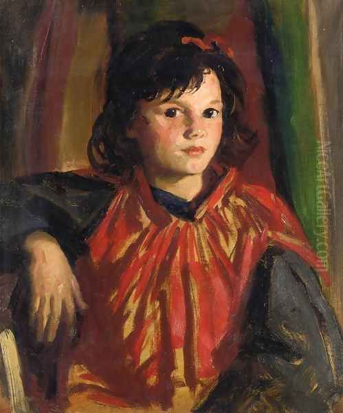 Pegeen Oil Painting by Robert Henri