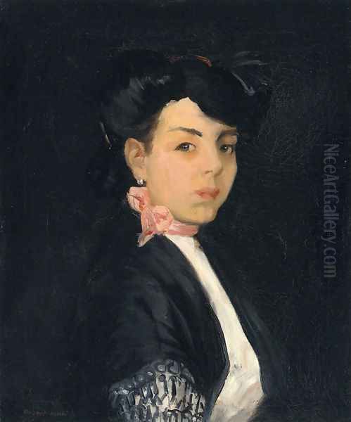 Modestilla De Madrid Oil Painting by Robert Henri