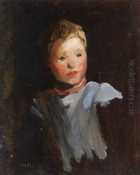 Cori Oil Painting by Robert Henri