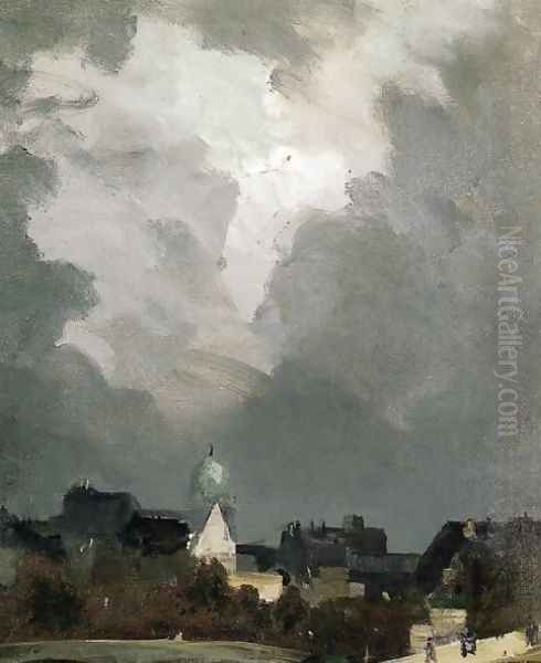 In Amsterdam Oil Painting by Robert Henri