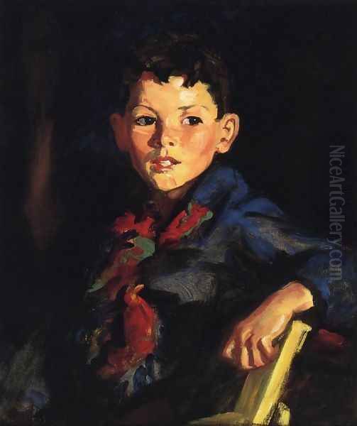 Irish Boy (Thomas Cafferty) Oil Painting by Robert Henri