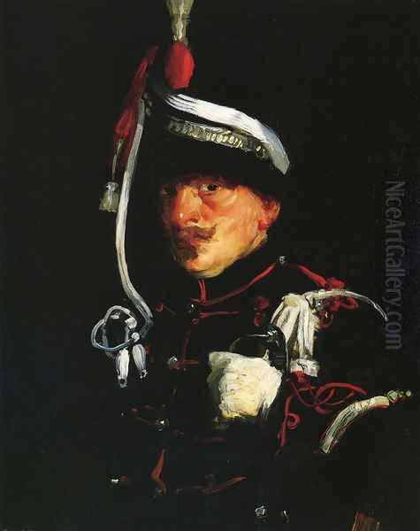 Dutch Soldier Oil Painting by Robert Henri