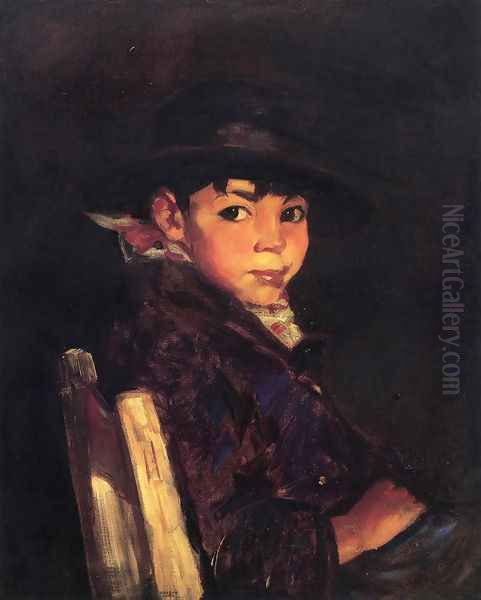 Young Sport Oil Painting by Robert Henri