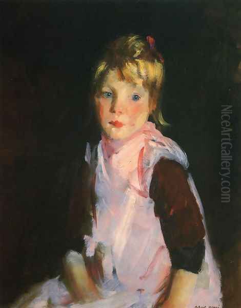 Sis Oil Painting by Robert Henri