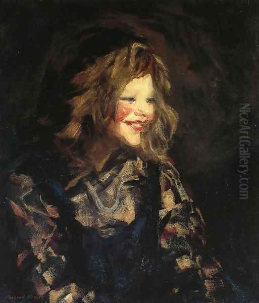 Spanish Urchin Aka Laugh Cheeks Oil Painting by Robert Henri