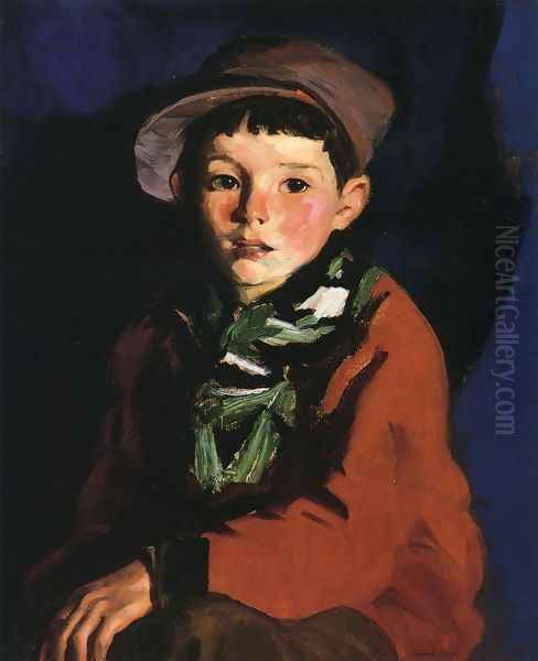 Listening Boy Oil Painting by Robert Henri