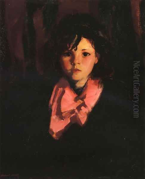 Portrait Of Mary Ann Oil Painting by Robert Henri