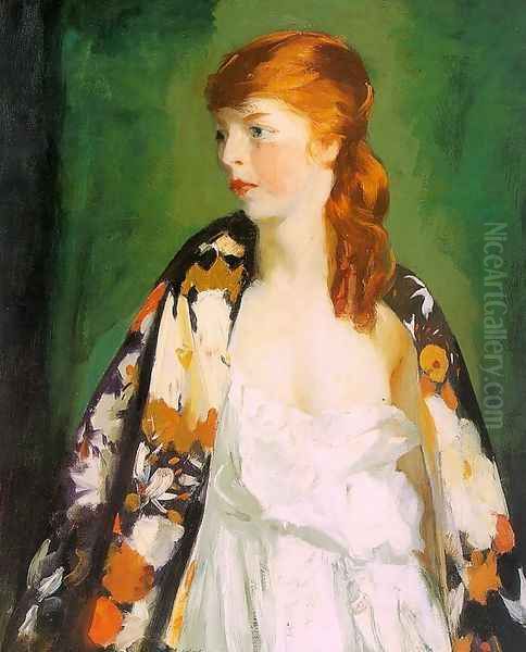 Edna 1910 Oil Painting by Robert Henri