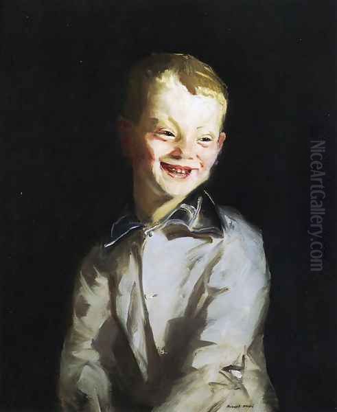 The Laughing Boy Aka Jobie Oil Painting by Robert Henri