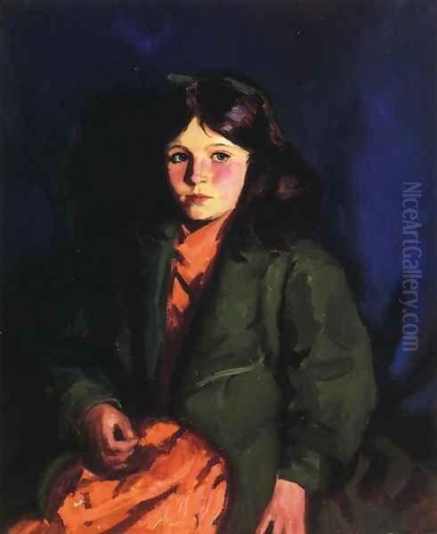 Portrait Of Mary Patten Oil Painting by Robert Henri