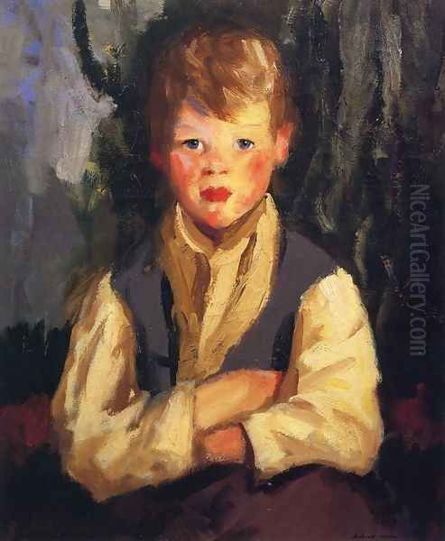 The Little Irishman Oil Painting by Robert Henri