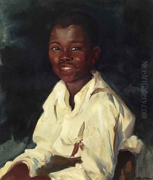 Sylvester Smiling Oil Painting by Robert Henri