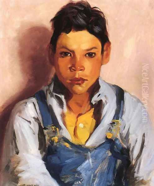 The Goat Herder Aka Mexican Boy Oil Painting by Robert Henri