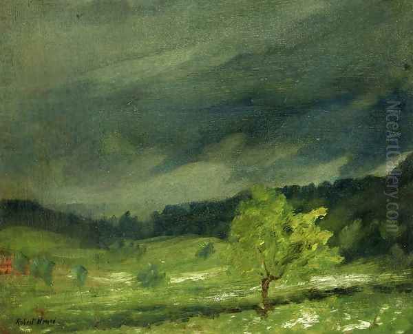 Summer Storm Oil Painting by Robert Henri