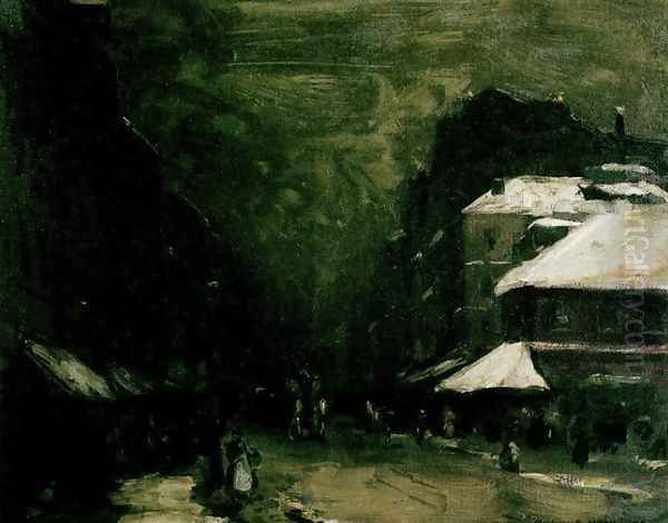 Snow Oil Painting by Robert Henri