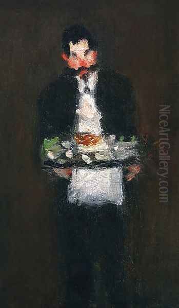 The Waiter Oil Painting by Robert Henri