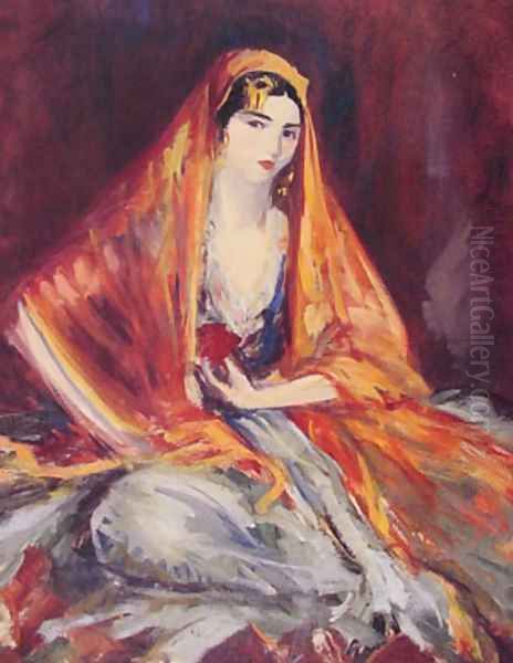 Roshanara Oil Painting by Robert Henri